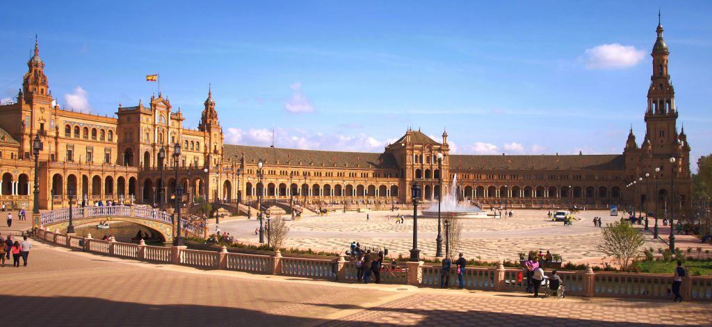 Seville Old Town view, Seville